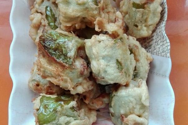 青椒酿肉的做法图解9