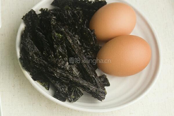 紫菜蛋花汤的做法图解1