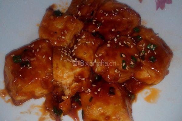 花生酱汁豆腐干