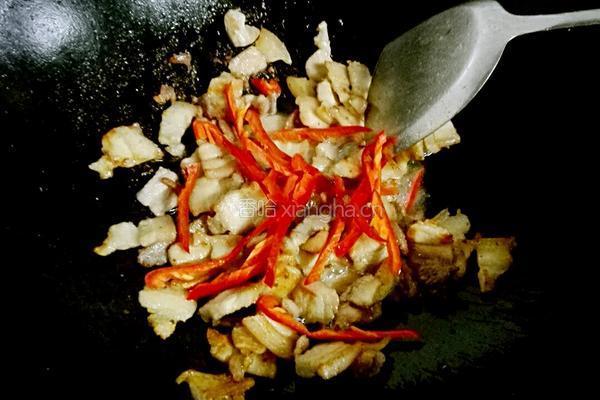 冬菇炒五花肉的做法图解12