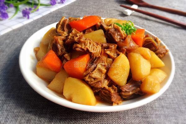 土豆炖牛腩的做法图解12