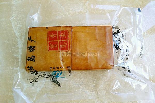 双椒豆腐干的做法图解1