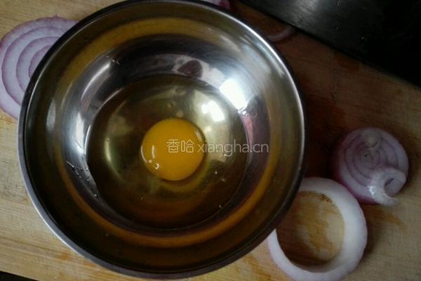 洋葱煎蛋的做法图解3