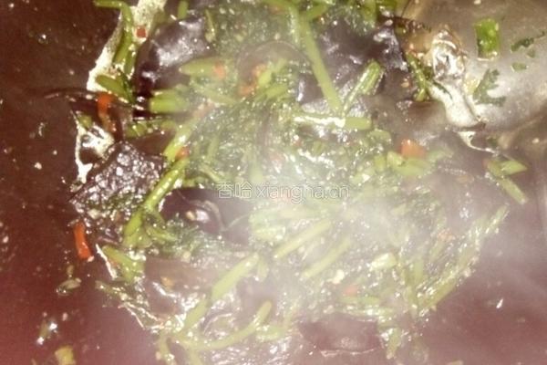 爆炒茼蒿的做法图解6