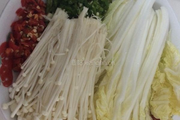 活埋金针菇的做法图解1