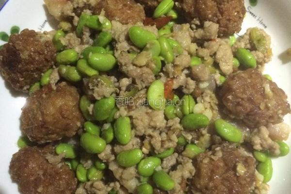 毛豆烧肉的做法图解9