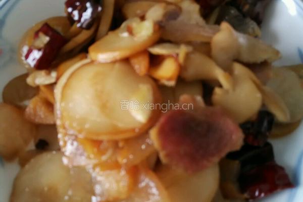 杏鲍菇炒腊肉的做法图解7