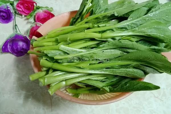 白勺菜心的做法图解1