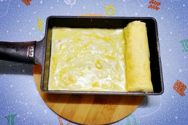 奶酪香腸玉子燒的做法图解6