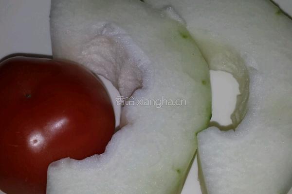 番茄冬瓜汤的做法图解1