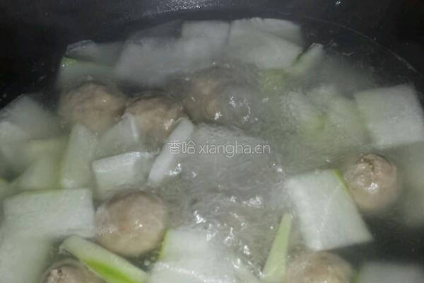 番茄冬瓜汤的做法图解4