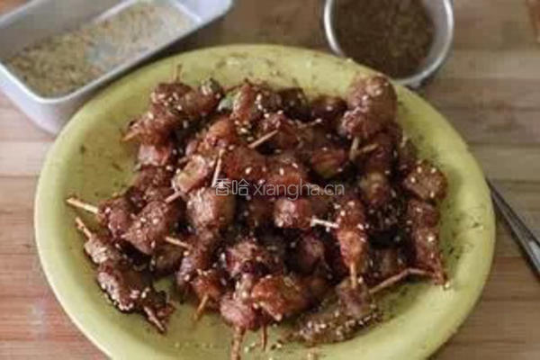 五香牙签肉的做法图解6