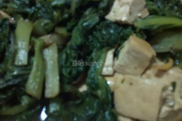 小白菜炖豆腐