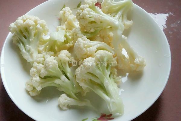 甜椒炒花菜的做法图解5