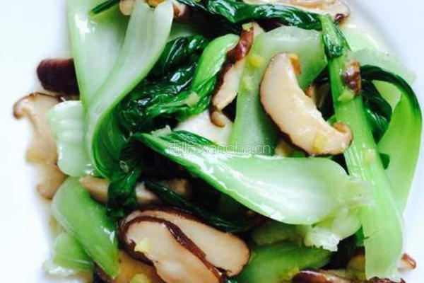 香菇青菜的做法图解6