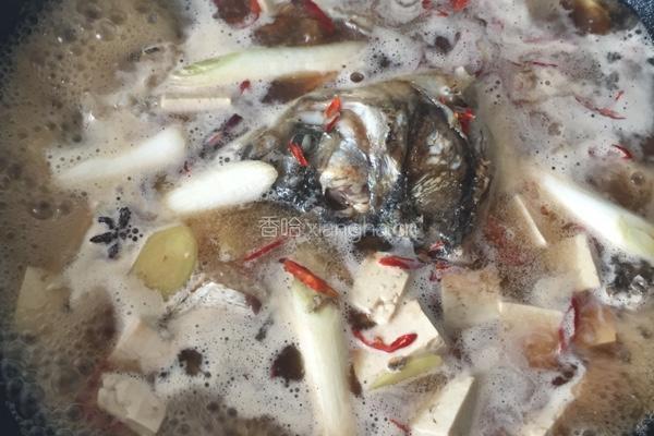 花莲鱼炖豆腐的做法图解4