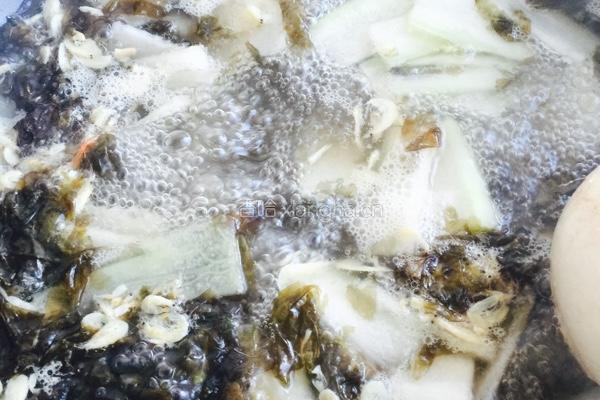 冬瓜虾皮紫菜汤的做法图解4