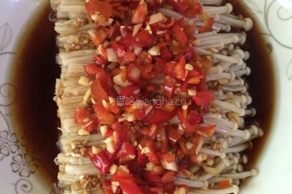 凉拌金针菇的做法图解10