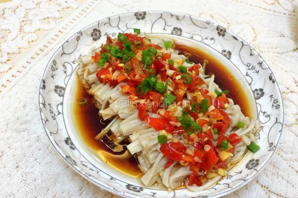 凉拌金针菇的做法图解11