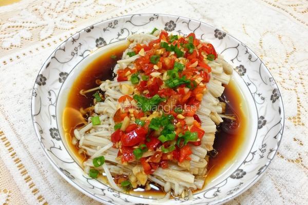 凉拌金针菇的做法图解12