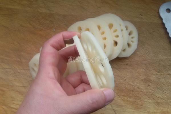 脆皮炸藕盒的做法图解1