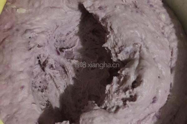 紫薯馒头的做法图解3