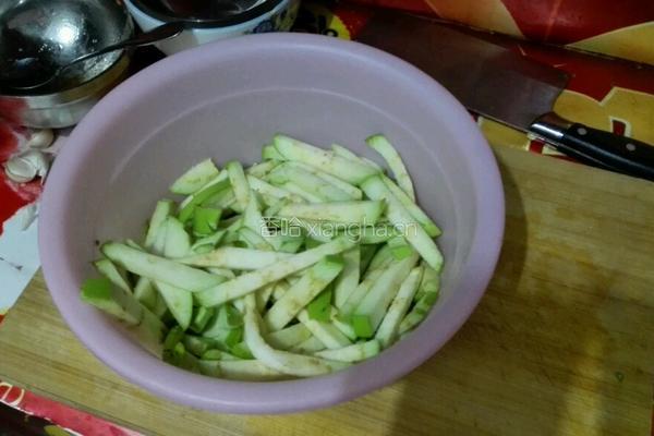炒双茄的做法图解2