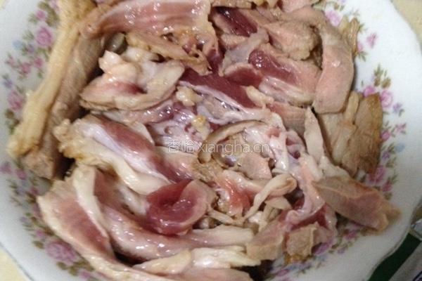 芽菜扣肉的做法图解3