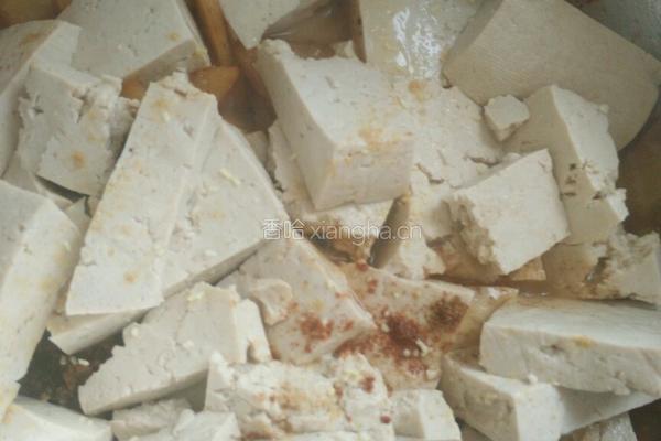 油菜炖豆腐的做法图解9