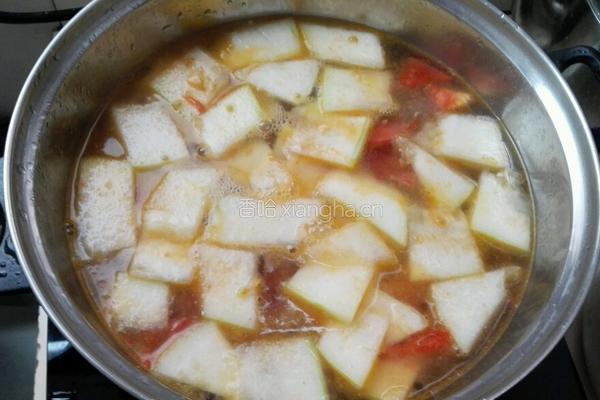 番茄冬瓜汤的做法图解5