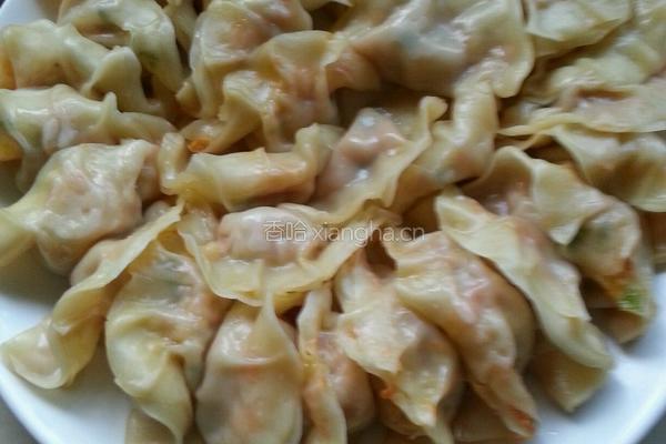 胡萝卜马蹄瘦肉饺子的做法图解6