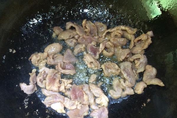 豆腐干炒肉的做法图解4