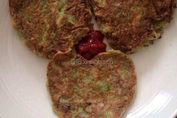 丝瓜鸡蛋饼
