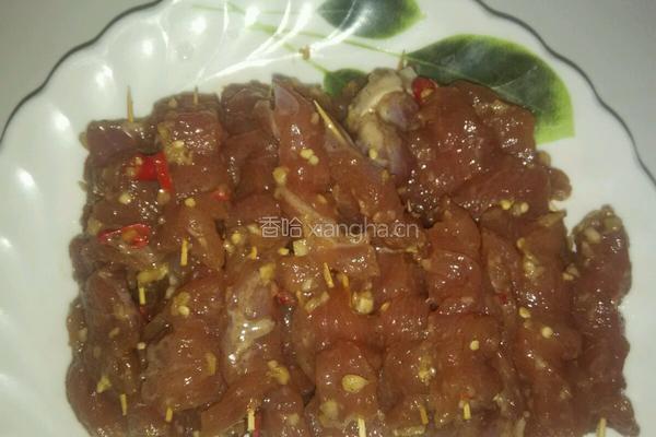 孜然牙签瘦肉的做法图解7