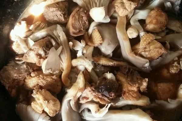 小鸡炖蘑菇的做法图解4
