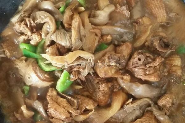 小鸡炖蘑菇的做法图解5