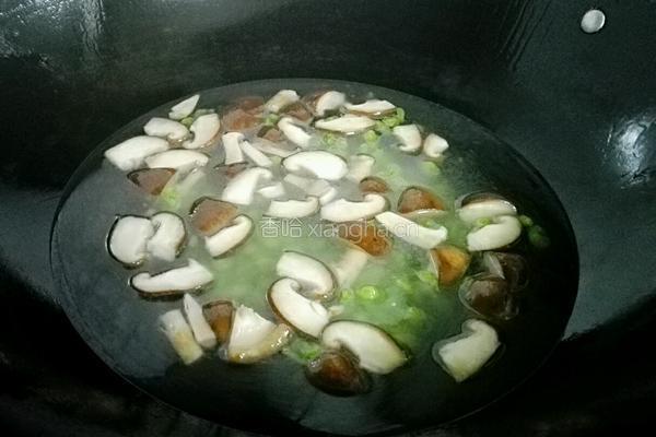 毛豆冬菇煮豆腐的做法图解6