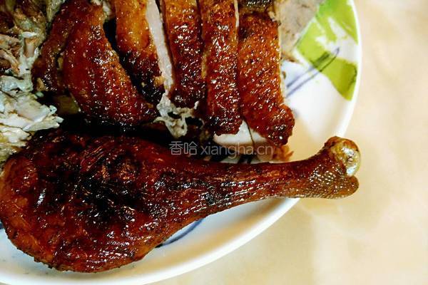 蜜汁家常烤鸭的做法图解5