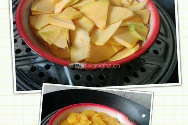 小南瓜饼的做法图解1