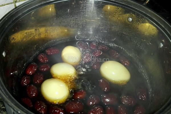 红枣鸡蛋糖水的做法图解6
