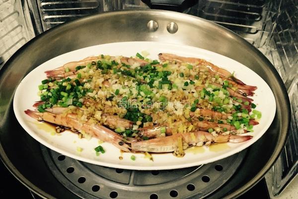 蒜蓉开背虾的做法图解6