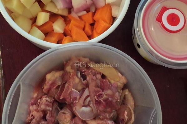 咖喱鸡块饭的做法图解3