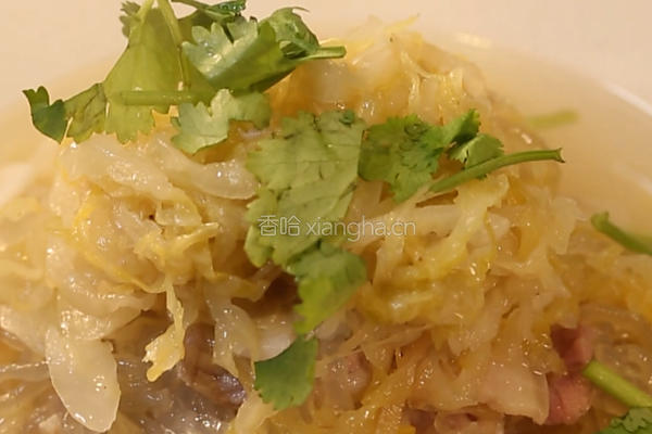 酸菜白肉粉条的做法图解8
