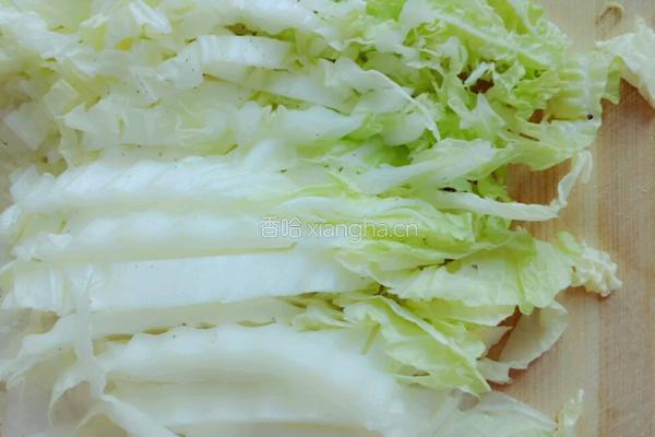 饹馇炒白菜的做法图解2