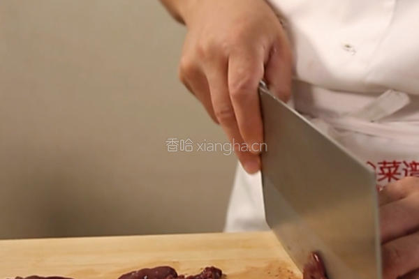 熘肝尖的做法图解1