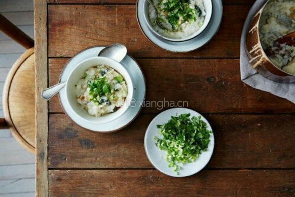 青菜皮蛋瘦肉粥的做法图解5