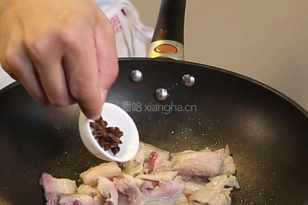 扁豆焖肉的做法图解3
