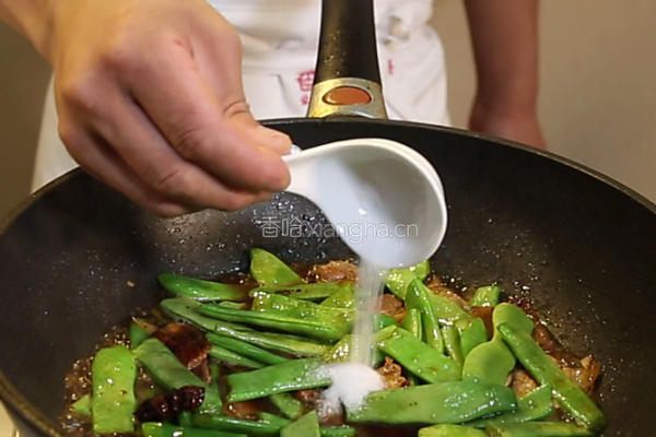 扁豆焖肉的做法图解5
