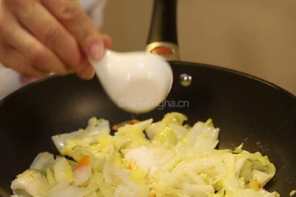 醋溜大白菜的做法图解5