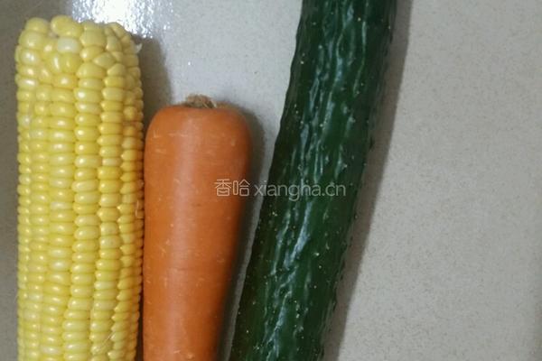 素炒三菜丁的做法图解1
